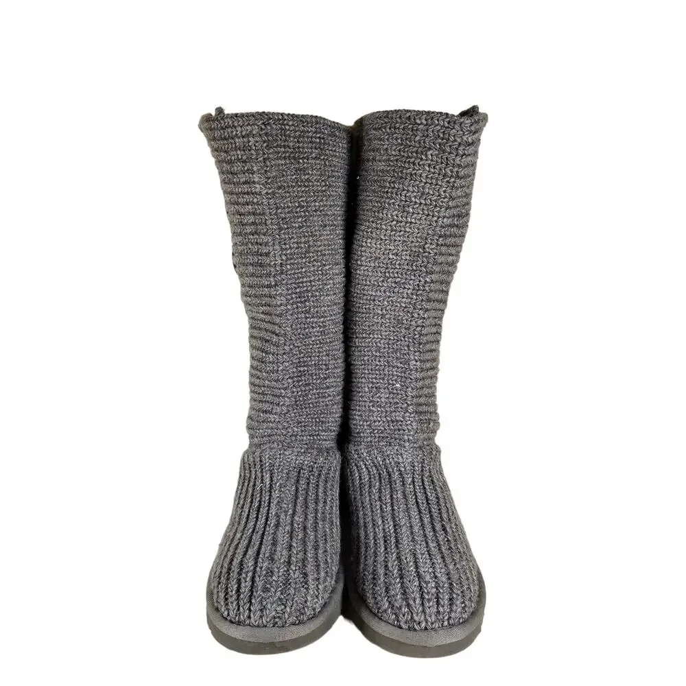 UGG Australia - Classic Cardy - Boots - Gray - Women's - 6 - S/N 5819